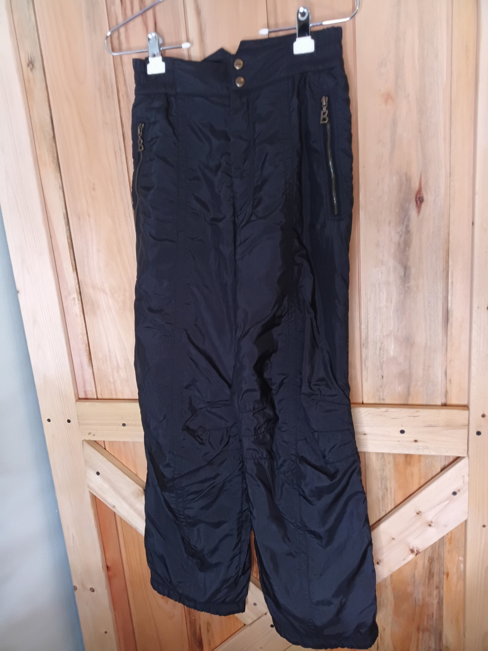 Vintage Women's Bogner Black Insulated Snow Pants Large